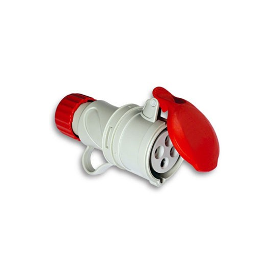 PRESA VOLANTE INDUSTRIALE CEE IP44 ROSSA