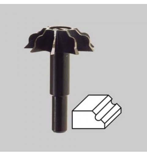 FRESA PER PROFILO MEZZO TONDO INTERNO 45° ART.360.00 PG PROFESSIONAL