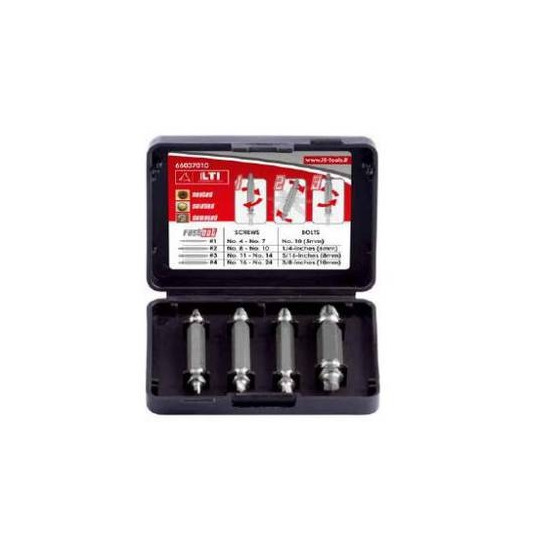 SET ESTRATTORI PER VITI PEZZI 4 LTI SET ESTRATTORI PER VITI PEZZI 4 LTI