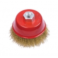 SPAZZOLA A TAZZA FILO ACCIAIO ATTACCO MASCHIO Ø 14 MM PG PROFESSIONAL