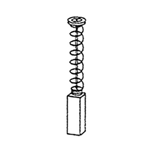 CARBONCINO RICAMBIO SPAZZOLA MM 5 X 8 ALTEZZA 11 MM CONFEZIONE 2 PEZZI.