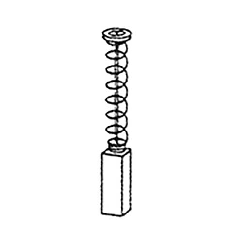 CARBONCINO RICAMBIO SPAZZOLA MM 5 X 8 ALTEZZA 11 MM CONFEZIONE 2 PEZZI.