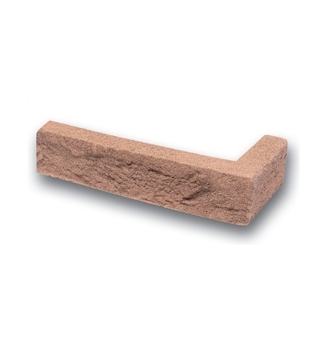 LISTELLO ANGOLARE MATTONE PRESSATO ROSATO 3.5X12X25