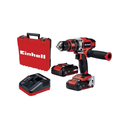 TRAPANO AVVITATORE PERCUSSIONE BATTERIA TE-CD 18-48 LI VOLT 18X2 AH 2 X-CHANGE + VALIGIA EINHELL TRAPANO AVVITATORE PERCUSSIONE BATTERIA TE-CD 18-48 LI VOLT 18X2 AH 2 X-CHANGE + VALIGIA EINHELL