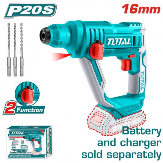 MARTELLO TASSELLATORE BATTERIA 1,5J ONE BATTERY TOTAL MARTELLO TASSELLATORE BATTERIA 1,5J ONE BATTERY TOTAL