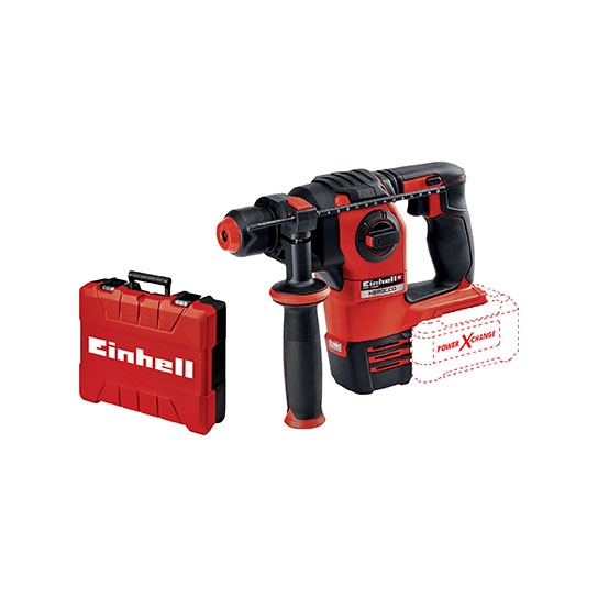 MARTELLO TASSELLATORE BATTERIA VOLT 18 X-CHANGE SOLO CORPO MACCHINA + CON VALIGIA EINHELL