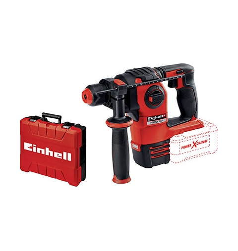 MARTELLO TASSELLATORE BATTERIA VOLT 18 X-CHANGE SOLO CORPO MACCHINA + CON VALIGIA EINHELL