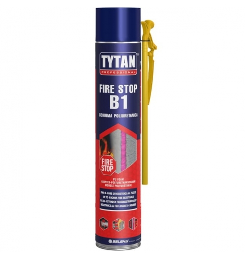 SCHIUMA ANTIFUOCO B1-EI 240 CERTIFICATA MANUALE ERGO DA ML 750 ROSA TYTAN