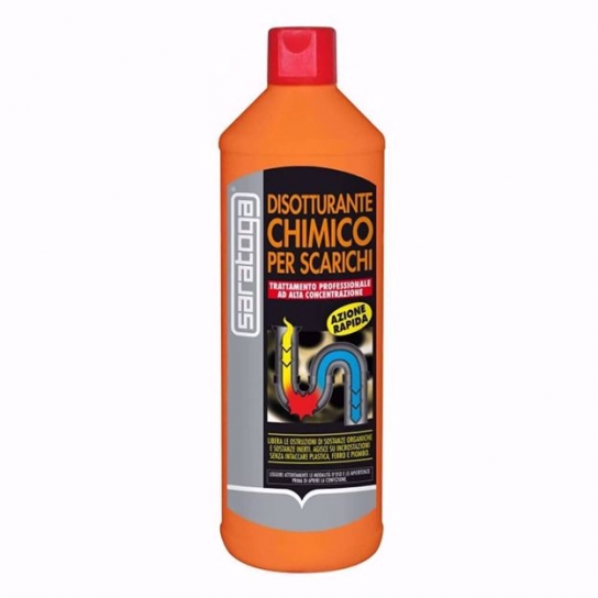 DISGORGANTE CHIMICO PER SCARICHI 1000 ML DISGORGANTE CHIMICO PER SCARICHI 1000 ML