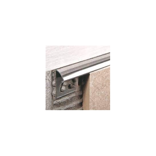 PROFILO JOLLY ALLUMINIO MM 2500X10 COLORAZIONE CROMO LUCIDO