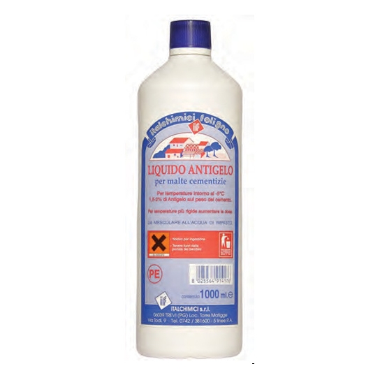 ANTIGELO LIQUIDO PER MALTE CEMENTIZIE ML 1000 ITALCHIMICI ANTIGELO LIQUIDO PER MALTE CEMENTIZIE ML 1000 ITALCHIMICI