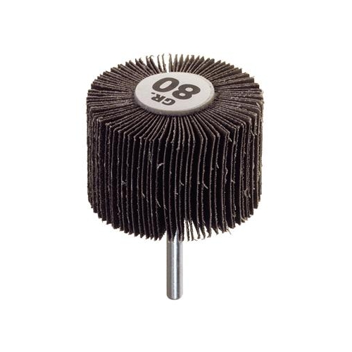 SPAZZOLA RUOTA ABRASIVA GRANA 80 GAMBO Ø 6 MM PG PROFESSIONAL