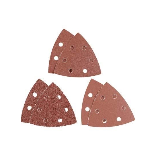CARTAVETRO FOGLI LEVIGATRICE A DELTA TRIANGOLARE 3 PEZZI GRANE 40 - 120 - 240 CARTAVETRO FOGLI LEVIGATRICE A DELTA TRIANGOLARE 3 PEZZI GRANE 40 - 120 - 240