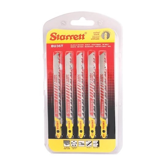 LAME SEGHETTO ALTERNATIVO BU36T CONFEZIONE 5 PZ STARRET LAME SEGHETTO ALTERNATIVO BU36T CONFEZIONE 5 PZ STARRET