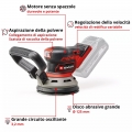 LEVIGATRICE ORBITALE BATTERIA TP-RS 18/32 LI SOLO MACCHINA VOLT 18 X-CHANGE EINHELL