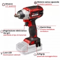 AVVITATORE IMPULSI BATTERIA IMPAXXO 18 VOLT 18X-CHANGE EINHELL