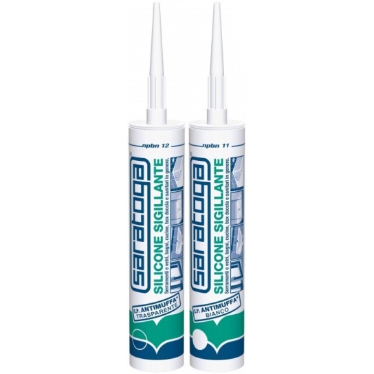 SILICONE ACETICO UNIVERSALE ANTIMUFFA NPBN SARATOGA