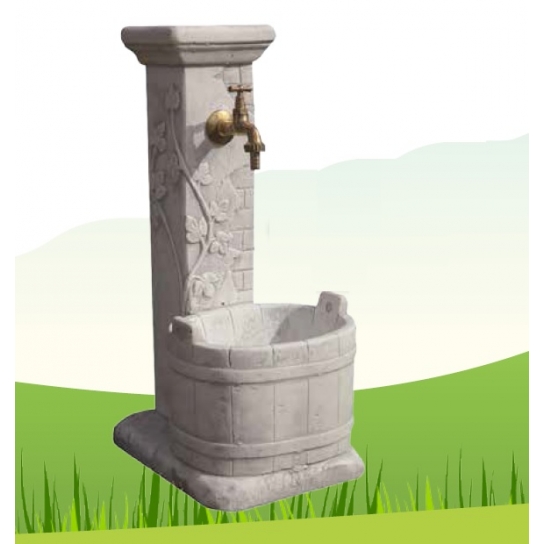 FONTANE A PAVIMENTO MODELLO BOTTE PIETRA RICOSTRUITA FONTANE A PAVIMENTO MODELLO BOTTE PIETRA RICOSTRUITA