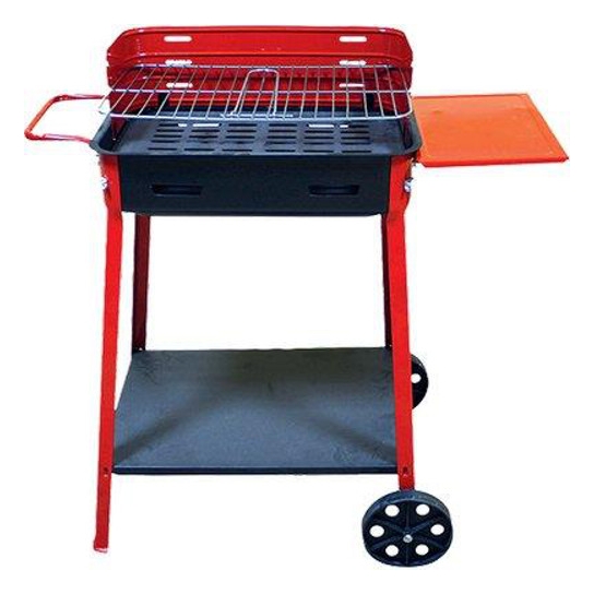 BARBECUE CARBONE CON RUOTE FD CM 45X30 H CM 85 BARBECUE CARBONE CON RUOTE FD CM 45X30 H CM 85