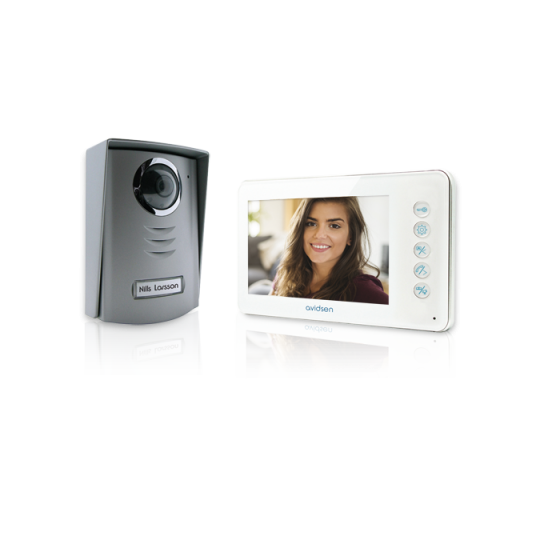 VIDEOCITOFONO KIT 2 FILI COLORE BIANCO DIMENSIONI 4.3" VIDEOCITOFONO KIT 2 FILI COLORE BIANCO DIMENSIONI 4.3"