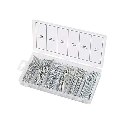 ASSORTIMENTO COPIGLIE IN ACCIAIO DA PEZZI 280