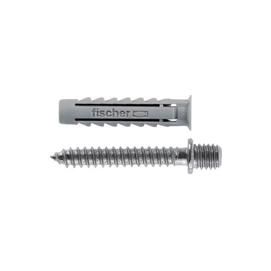 TASSELLO FISSAGGIO CON VITE PER COLLARI CONFEZIONE 10 PEZZI Ø 6 MM TASSELLO FISSAGGIO CON VITE PER COLLARI CONFEZIONE 10 PEZZI Ø 6 MM