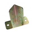 SUPPORTO GAZEBO QUADRO REGISTRABILE ANCORAGGIO PAVIMENTO TRAVI 950 ZINCATO GIALLO MM 90X90X180