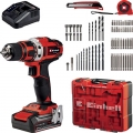 TRAPANO AVVITATORE BATTERIA TE-CD 18/40 VOLT 18 AH 2,5 X-CHANGE + 69 ACCESSORI + VALIGIA EINHELL
