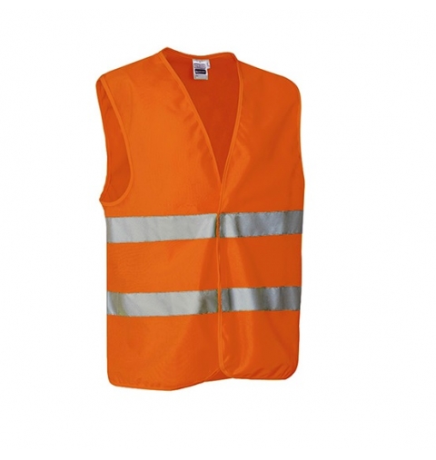 GILET ALTA VISIBILITA' ARANCIO FLUO WOKIN