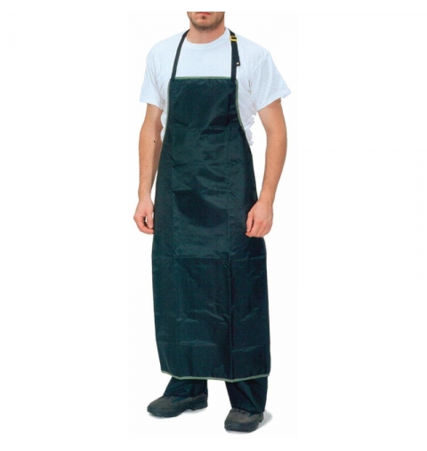 GREMBIULE NYLON PVC ANTISTRAPPO VERDE