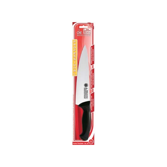 COLTELLO CUCINA PROFESSIONALE MANICO PLT ACCIAIO INOX CM 20 DE LUCA COLTELLO CUCINA PROFESSIONALE MANICO PLT ACCIAIO INOX CM 20 DE LUCA
