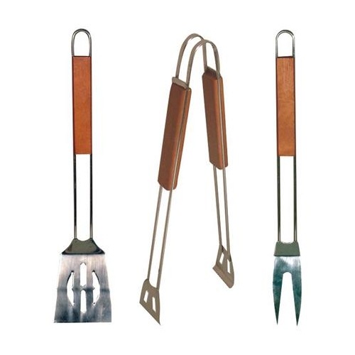 ACCESSORI BARBECUE MANICO LEGNO