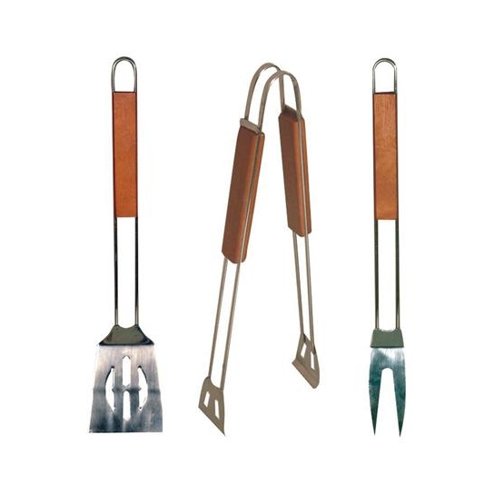 ACCESSORI BARBECUE MANICO LEGNO