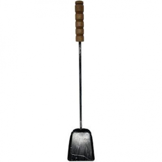 PALETTA X CAMINO LUX FERRO BATTUTO MANICO LEGNO CM 60 PALETTA X CAMINO LUX FERRO BATTUTO MANICO LEGNO CM 60