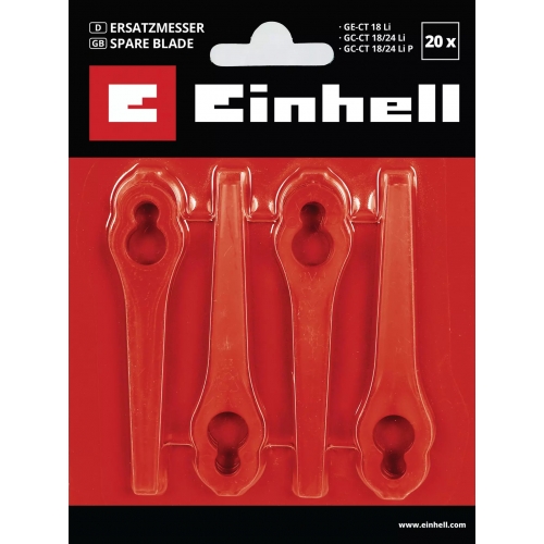 RICAMBIO COLTELLI X DECESPUGLIATORE TAGLIABORDI A BATTERIA GE-CT 18LI CM EINHELL