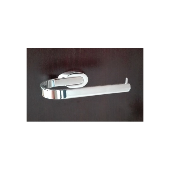 ACCESSORI BAGNO LINEA ELLISSE PORTAROTOLO CROMO