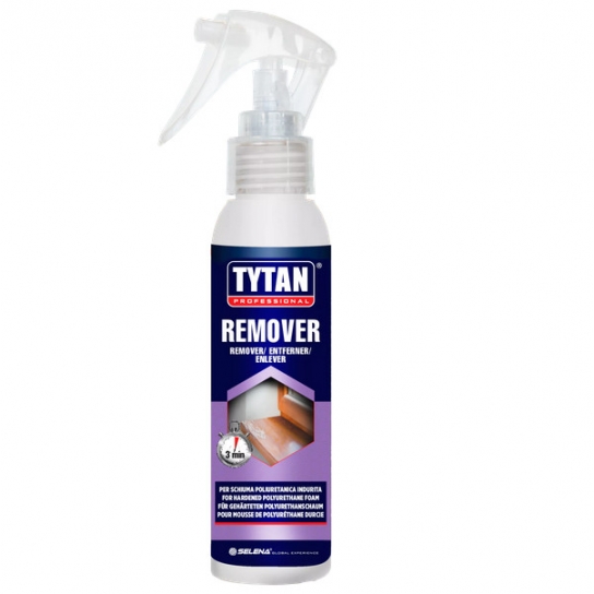 REMOVER PULITORE PER SCHIUMA POLIURETANICA INDURITA 100 ML TYTAN REMOVER PULITORE PER SCHIUMA POLIURETANICA INDURITA 100 ML TYTAN