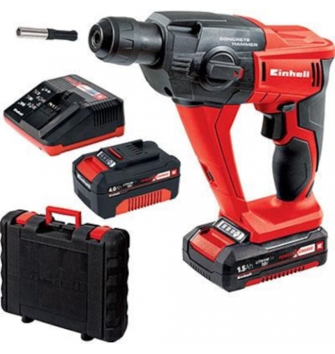 MARTELLO TASSELLATORE BATTERIA TE-HD LI KIT VOLT 18 AH 1,5 X-CHANGE + CON VALIGIA EINHELL