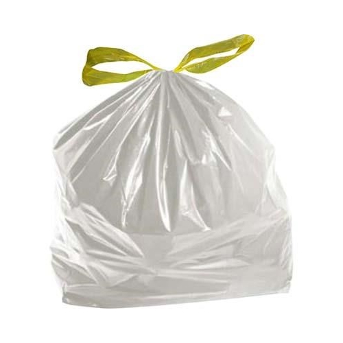SACCHI BUSTE PLASTICA SPAZZATURA CASA CON MANIGLIE TRASPARENTE CM 55 X 65 CF 15PZ