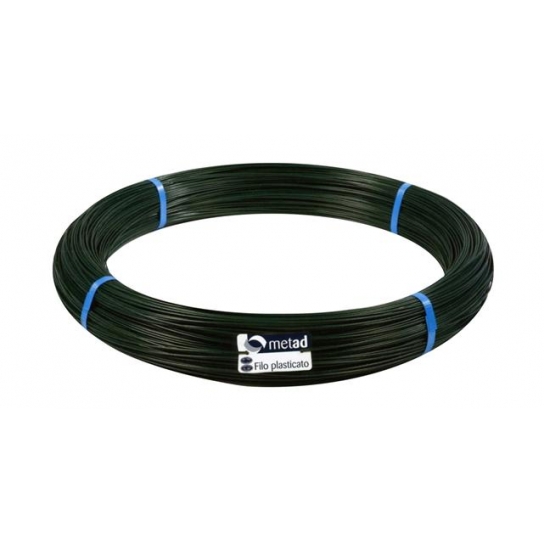 FILO FERRO PLASTIFICATO Ø 3,3 MM MATASSINA 100 MT FILO FERRO PLASTIFICATO Ø 3,3 MM MATASSINA 100 MT