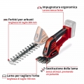 RASAERBA SIEPI ERBA CESPUGLI BATTERIA GE-CG 18/100 LI SOLO MACCHINA VOLT 18 X-CHANGE EINHELL