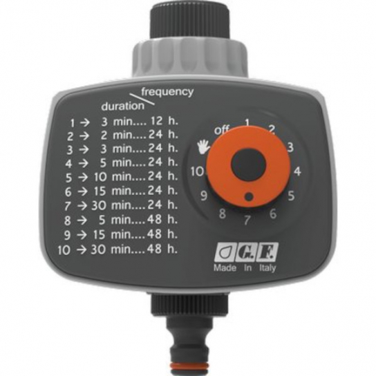 CENTRALINA IRRIGAZIONE GF10 INNESTO RAPIDO 3/4 F 1 PILA TRANSISTOR VOLT 9 CENTRALINA IRRIGAZIONE GF10 INNESTO RAPIDO 3/4 F 1 PILA TRANSISTOR VOLT 9