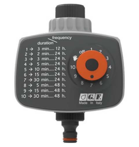 CENTRALINA IRRIGAZIONE GF10 INNESTO RAPIDO 3/4 F 1 PILA TRANSISTOR VOLT 9
