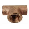 TEE BRONZO SALDARE ATTACCO CENTRALE FILETTATO