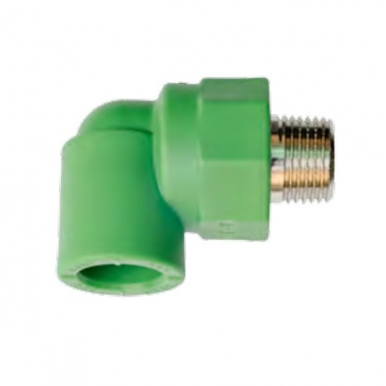 RACCORDO POLIPROPILENE GOMITO FILETTATO MASCHIO FEMMINA Ø 1/2 X 20 MM RACCORDO POLIPROPILENE GOMITO FILETTATO MASCHIO FEMMINA Ø 1/2 X 20 MM
