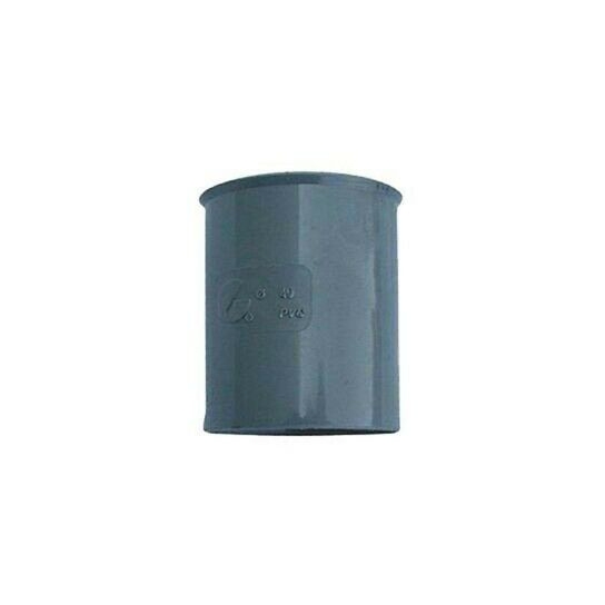 MANICOTTO GRIGIO CON BATTENTE PVC A INCOLLAGGIO FEMMINA FEMMINA Ø