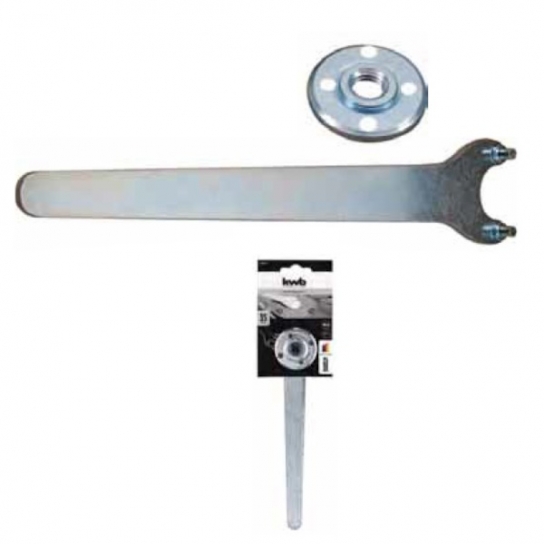 CHIAVE A DUE FORI PER SMERIGLIATRICE CON GHIERA KWB CHIAVE A DUE FORI PER SMERIGLIATRICE CON GHIERA KWB