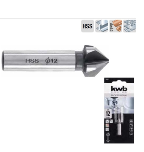 SVASATORE PER METALLO HSS 5 TAGLIENTI PROFESSIONAL KWB
