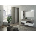 MOBILE BAGNO FREEDOM F26 ROVERE GESSATO GRIGIO BIANCO LACCATO OPACO LARGHEZZA CM 170 PROFONDITA' CM 50 MOBILE BAGNO FREEDOM F26 ROVERE GESSATO GRIGIO BIANCO LACCATO OPACO LARGHEZZA CM 170 PROFONDITA' CM 50