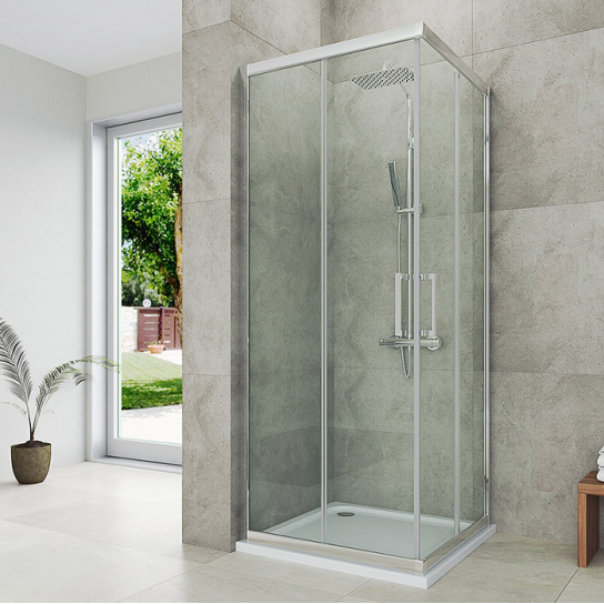 BOX DOCCIA HOUSE 2 ANTE SCORREVOLI PROFILO CROMO CRISTALLO MM 6 BOX DOCCIA HOUSE 2 ANTE SCORREVOLI PROFILO CROMO CRISTALLO MM 6